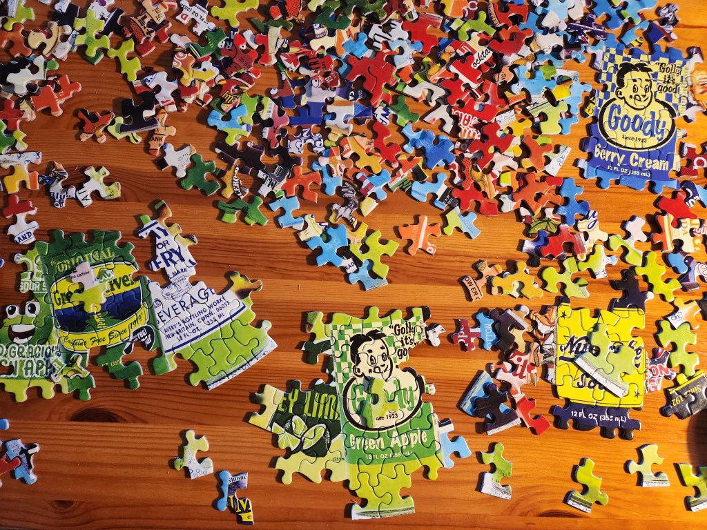 part of a jigsaw puzzle