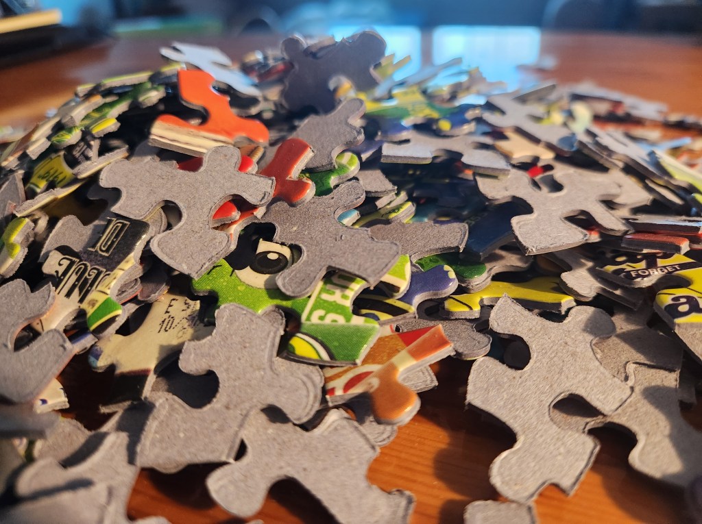 pile of puzzle pieces