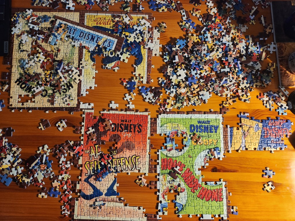 completed part of puzzle