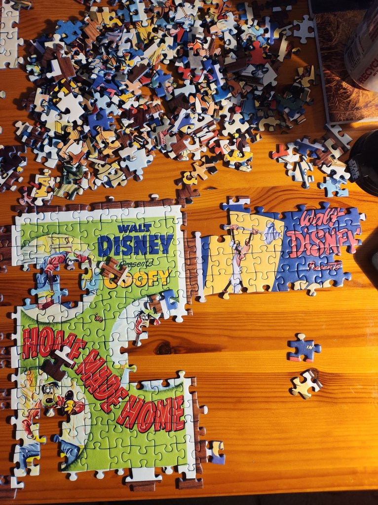 completed part of puzzle